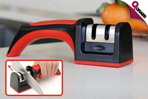 From QR29 Keep em' Razor-Sharp with Handheld Knife Sharpeners! (Up to QR98 Value)